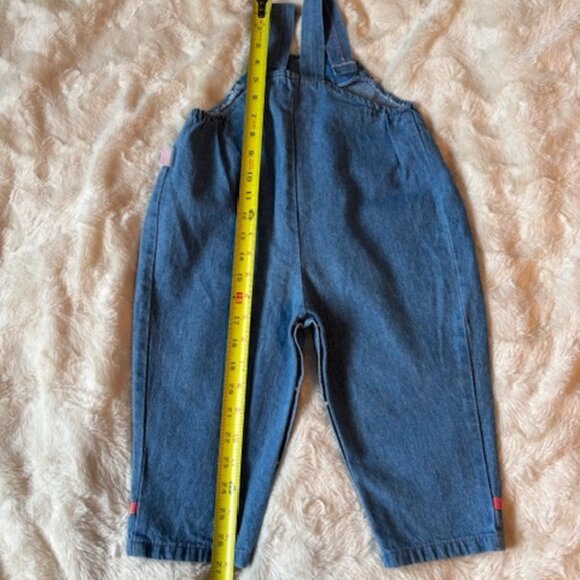 - Krickets Blue Denim Overalls Baby Size 24 MTHS Vintage Canadian Made - Picture 13 of 13